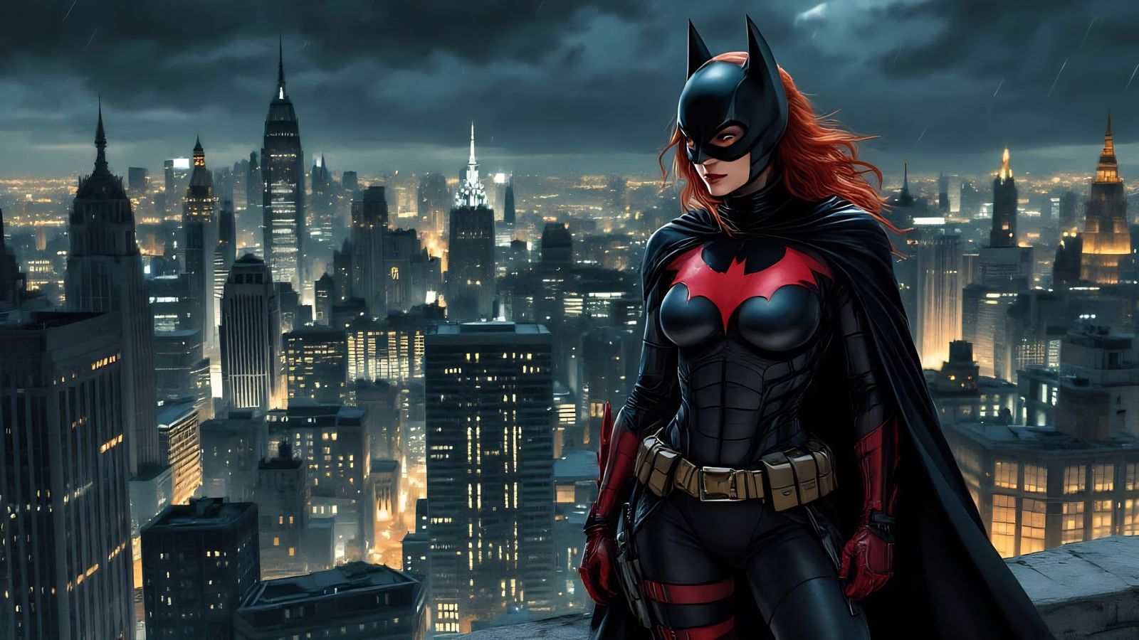 Dark Knight Returns Inspired Batwoman in Tactical Gear