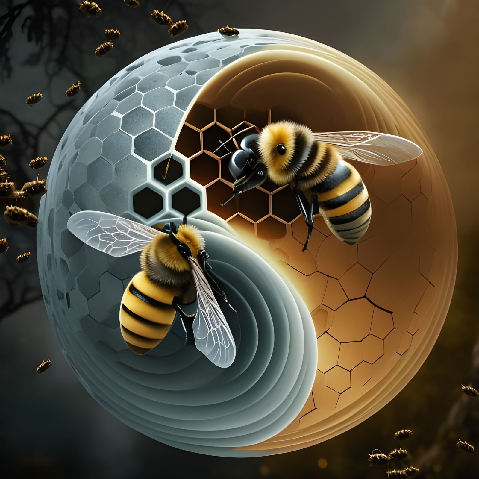 Yin Yang Bees