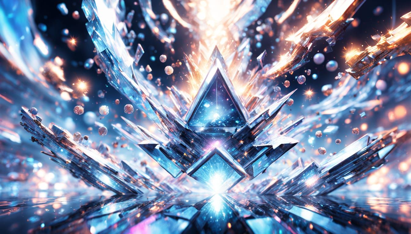 Fire and Ice Battle: Sci-Fi Ying and Yang