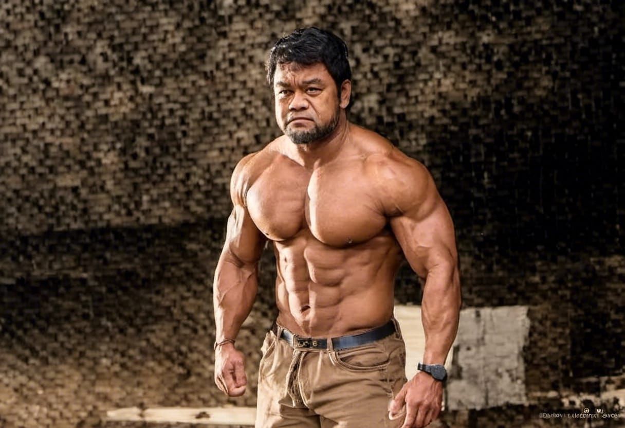 Bodybuilder Competition: Muscle Definition and Posing