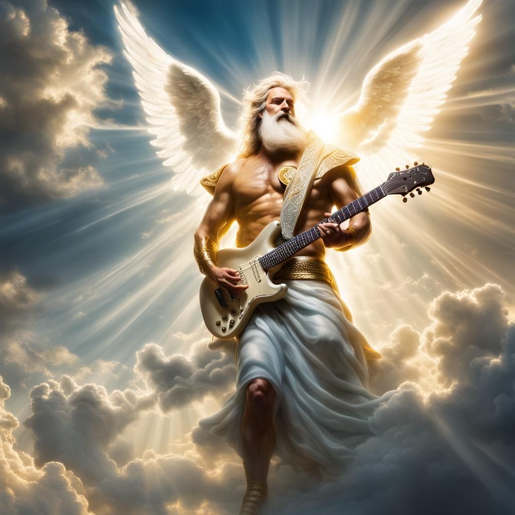 Zeus Plays Guitar in Heaven