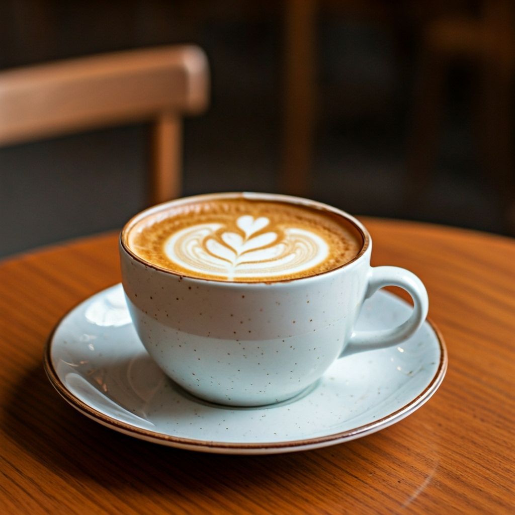 A Cup of Coffee on a Table
