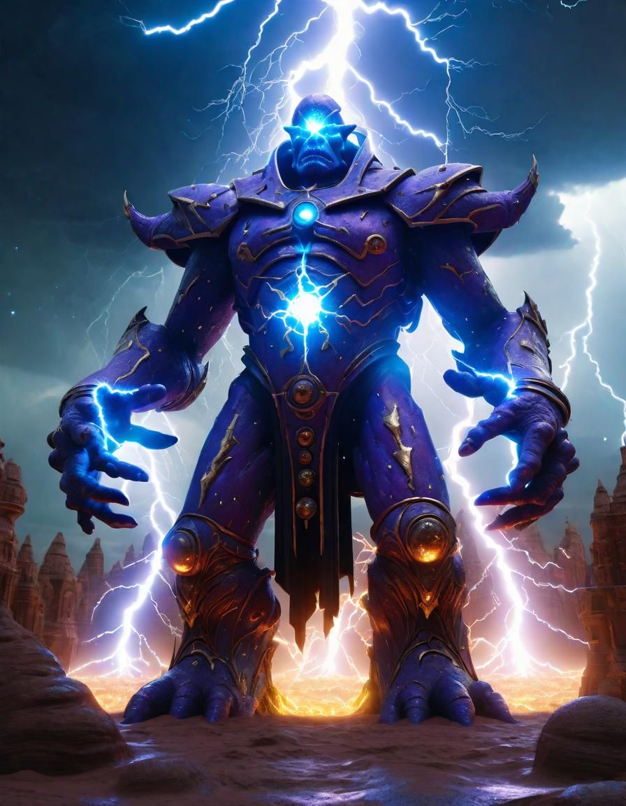Cosmic Golem Sorcerer of Lightning Spheres