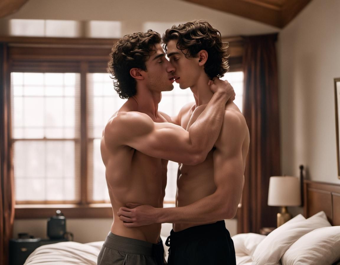 Nick Jonas and Timothee Chalamet