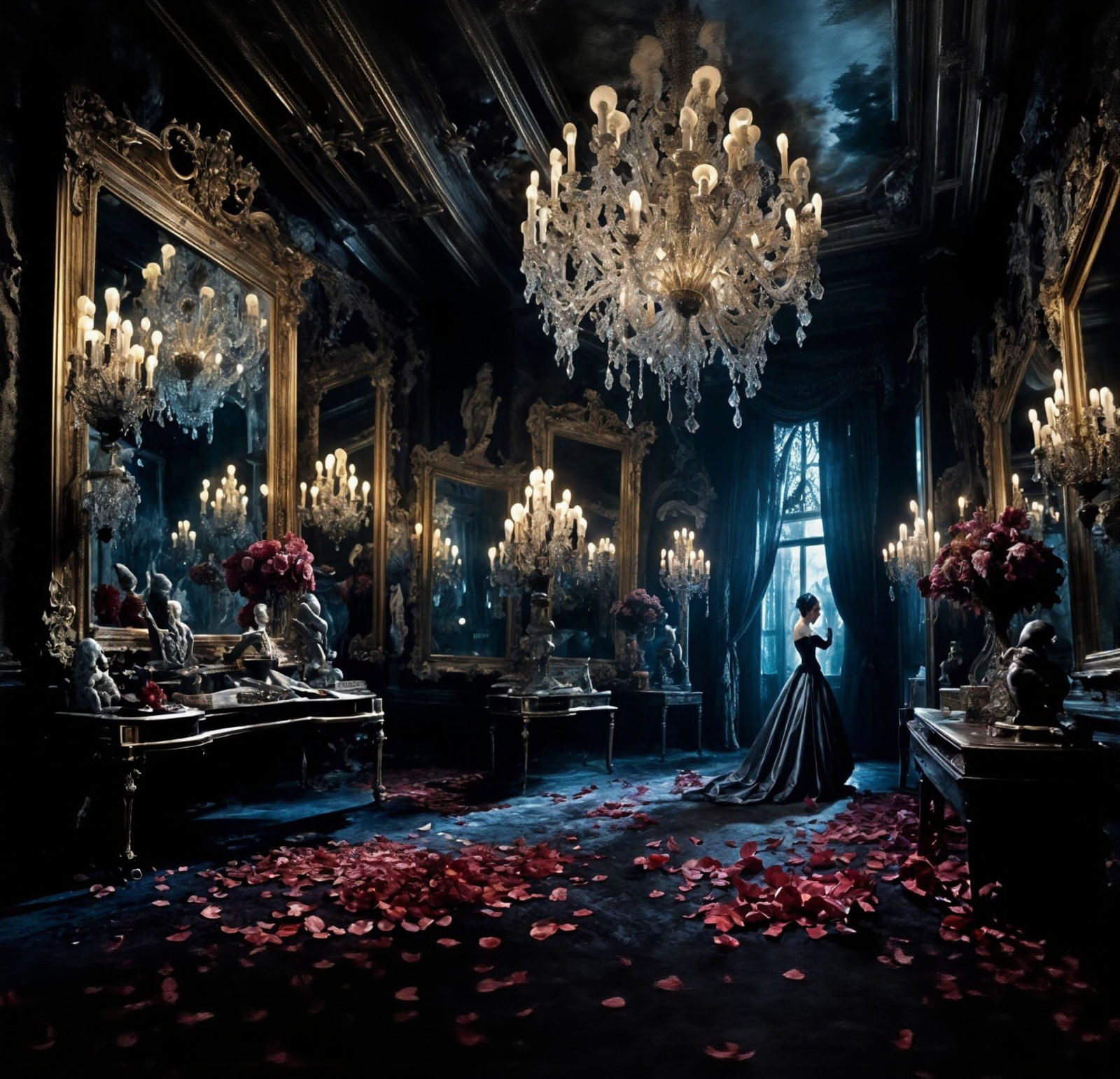 Dark Fantasy Opera Scene in Hypervivid Style