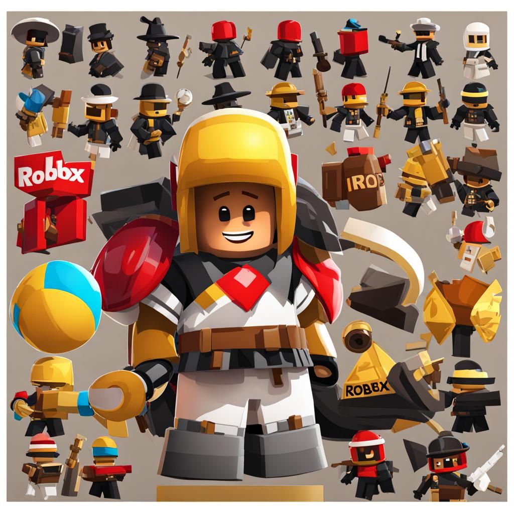 AI Generated Roblox Character