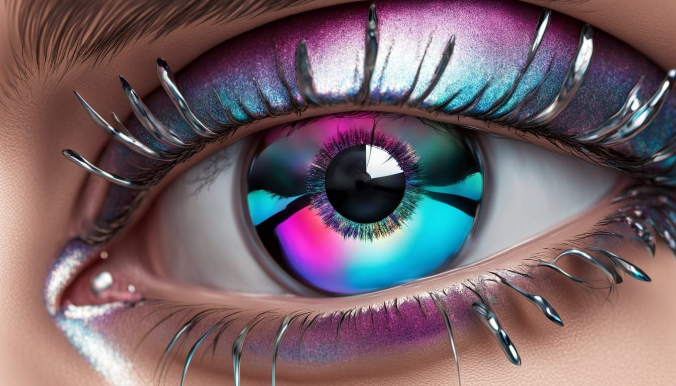 Surreal Chrome Portrait Masterpiece