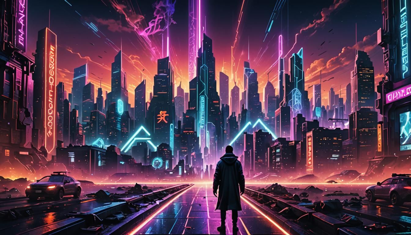 Futuristic Movie Poster: Ideogram Release in Sci-Fi Style