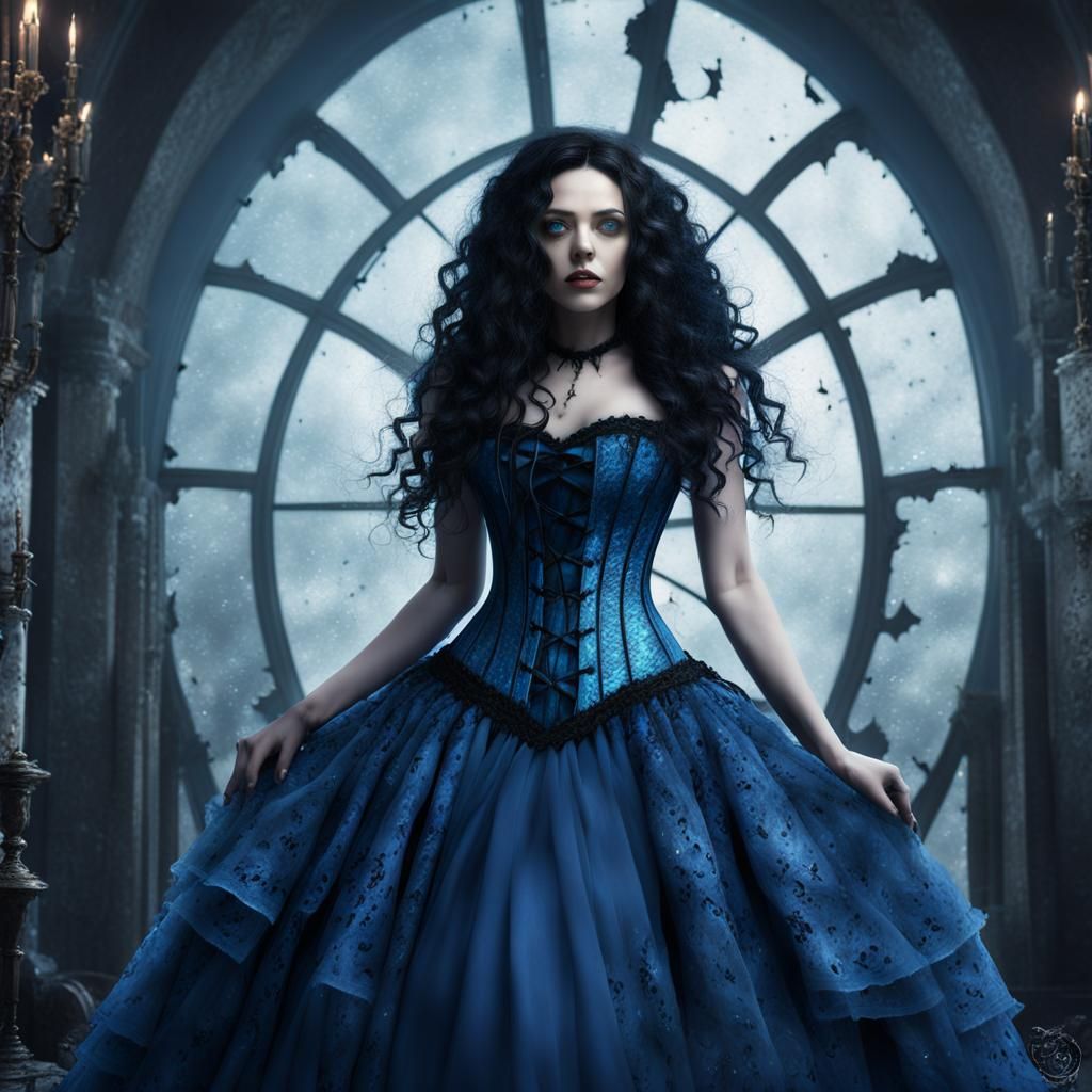 Gothic Alice in Shattered Looking Glass, Detailed Matte Pain...