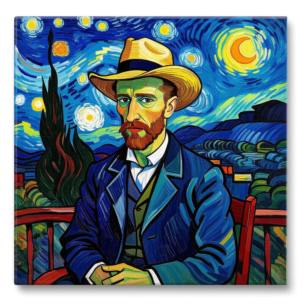 Neo-Impressionist Frogs in Vibrant Oil and Acrylic