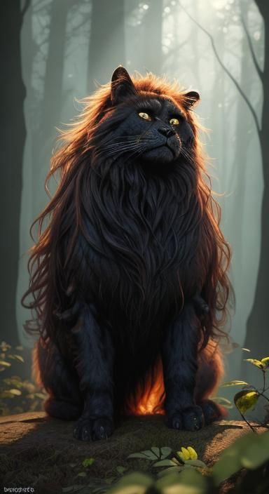 Eerie Photo Portrait of a Hairy Monster