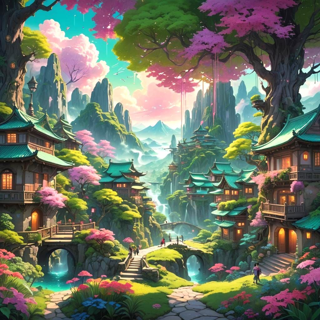 World of Love: Detailed Fantasy Concept Art