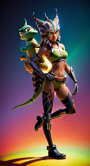 Ahsoka Tano as a Gremlin