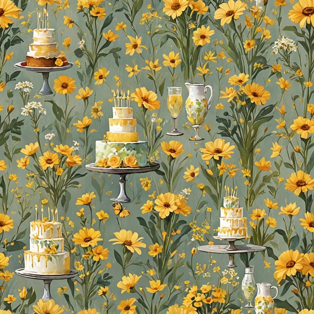 Painterly Fantasy Birthday Party in Kinkade Style