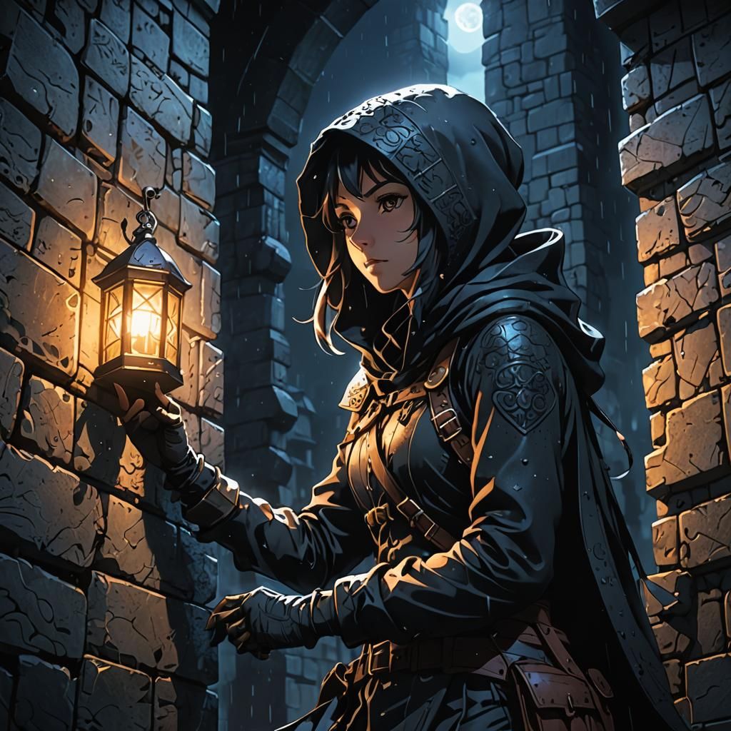 Anime Thief Climbs Secret Tower in Cel-Shaded Style