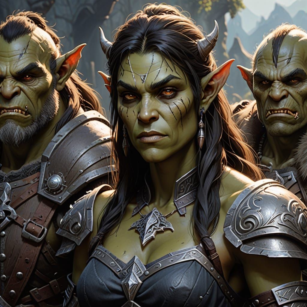 Orcish Beauty and Glamour in Fantasy Realms
