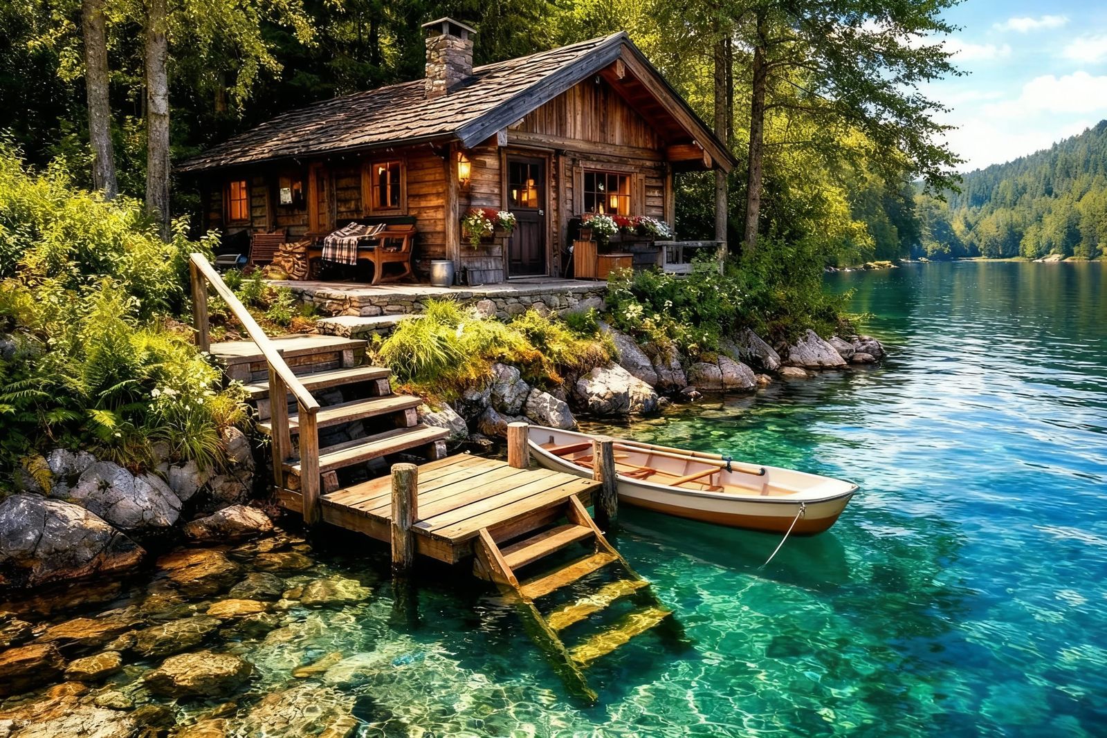 Tranquil Cabin Retreat by Turquoise Lake