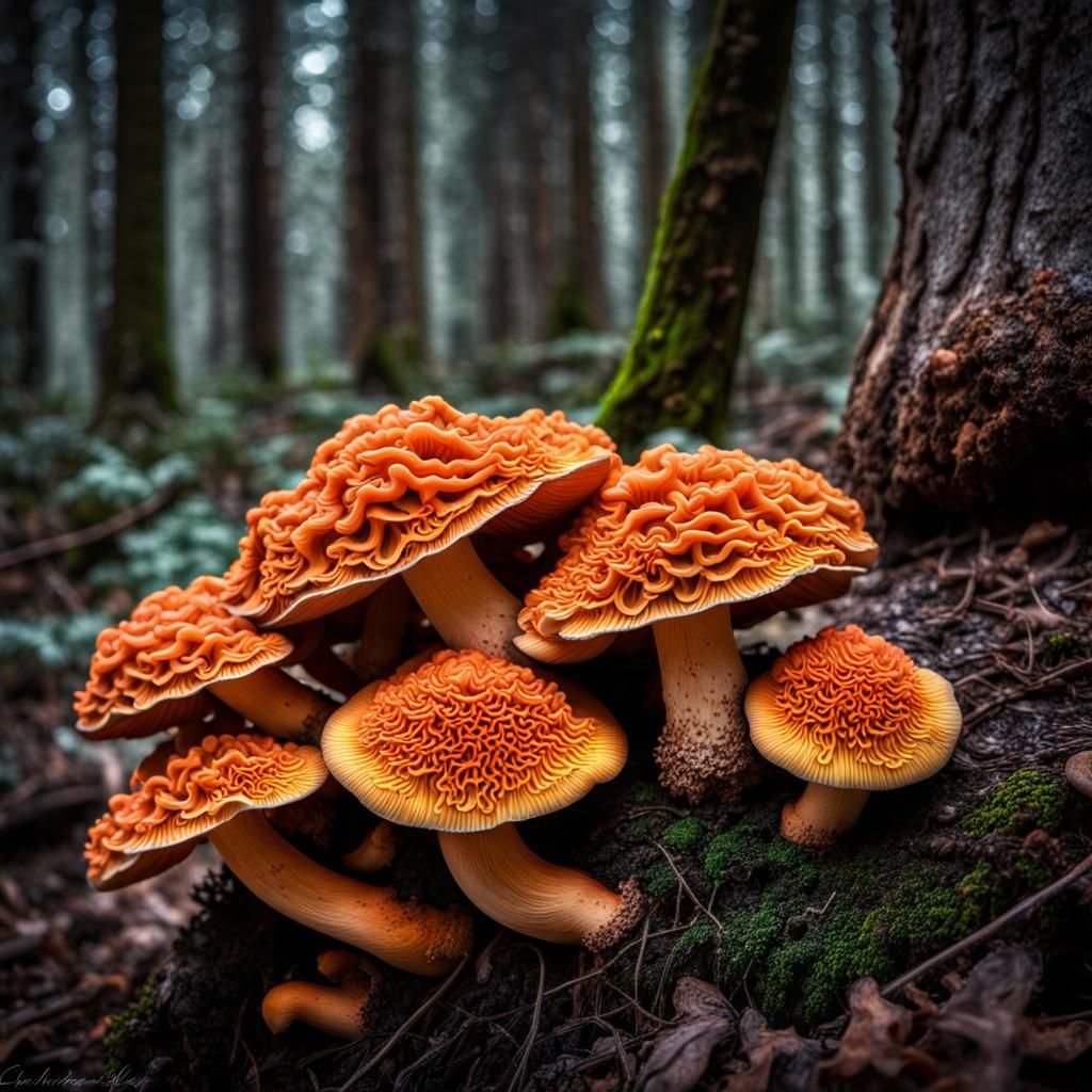 Cosmic Fantasy Chicken of the Woods Mushrooms