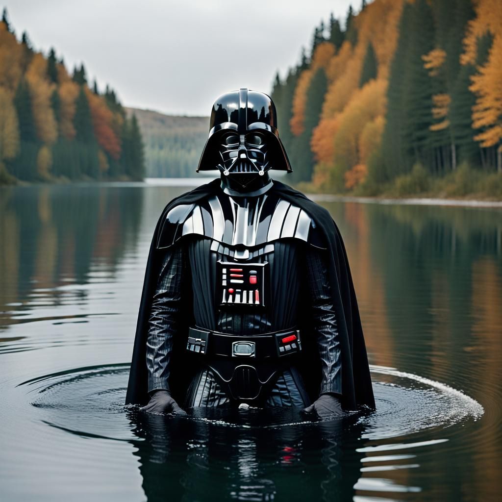 Darth Vader in a Wes Anderson Film