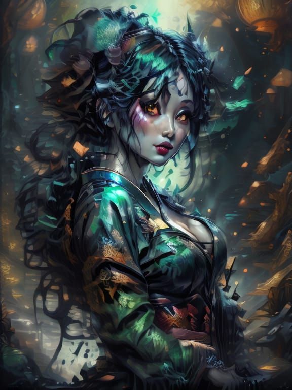 Angel of Death's Ethereal Escort in Serene Fantasy Art