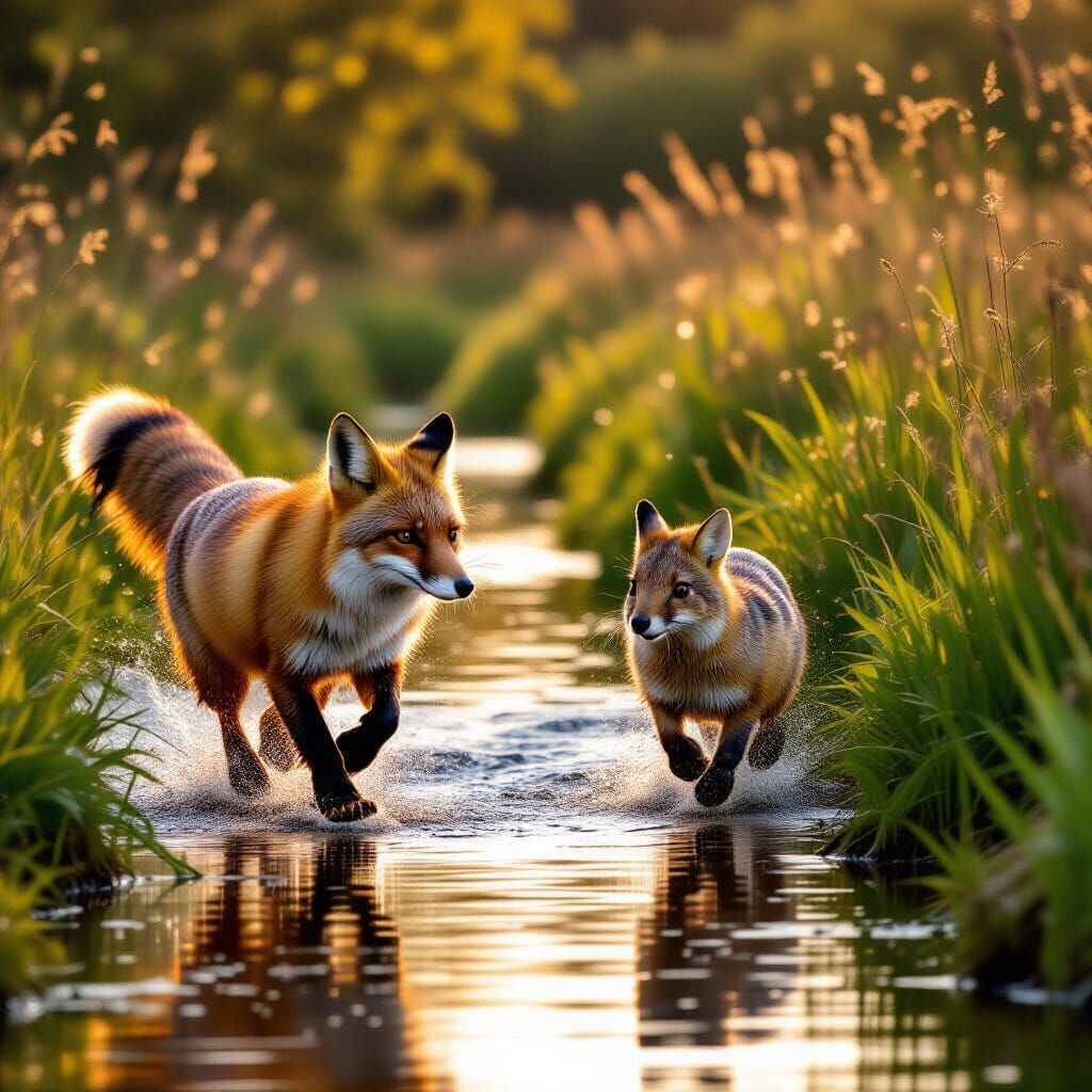 Par le hublot d'un avion ON aperçoit  UN RENARD