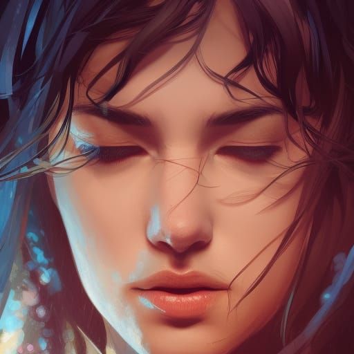 Detailed Portrait with Dynamic Lighting