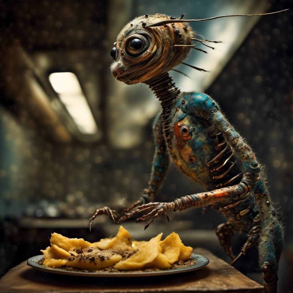 Surreal Alien Creatures in Bizarre Magical Realism