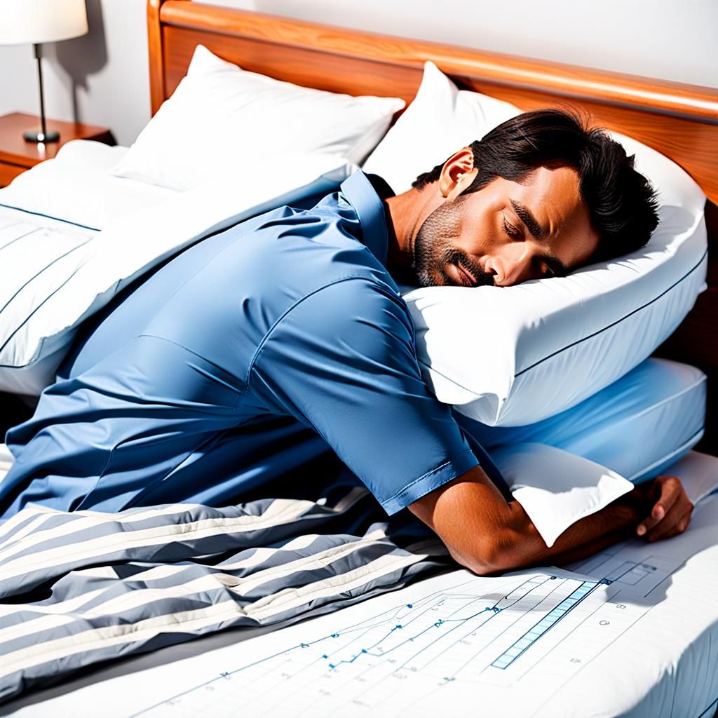 Professional Sleeper Evaluating Beds for Comfort