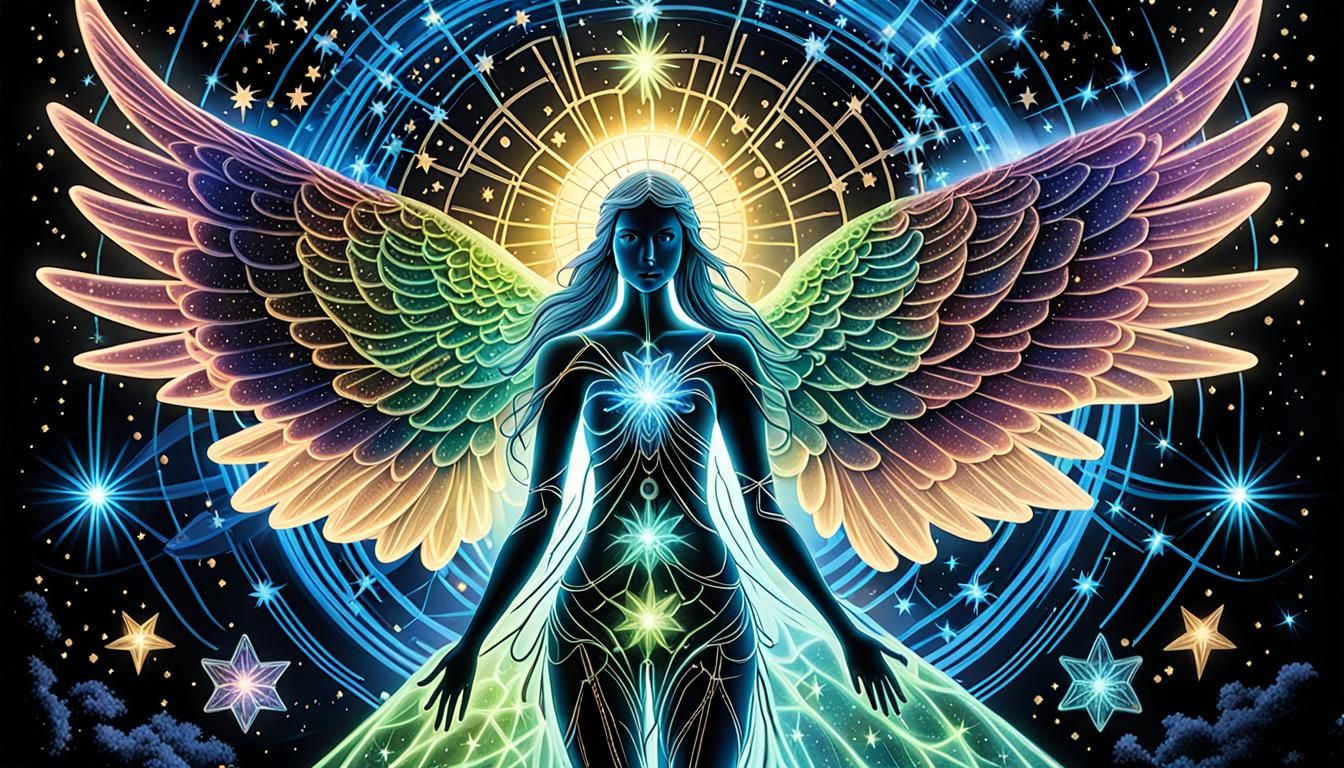 Magnetic Vision: Interconnected Fluorescent Stars