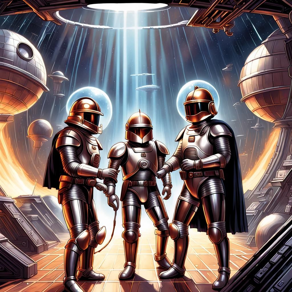 Spaceballs Go Plaid: Comic Book Art