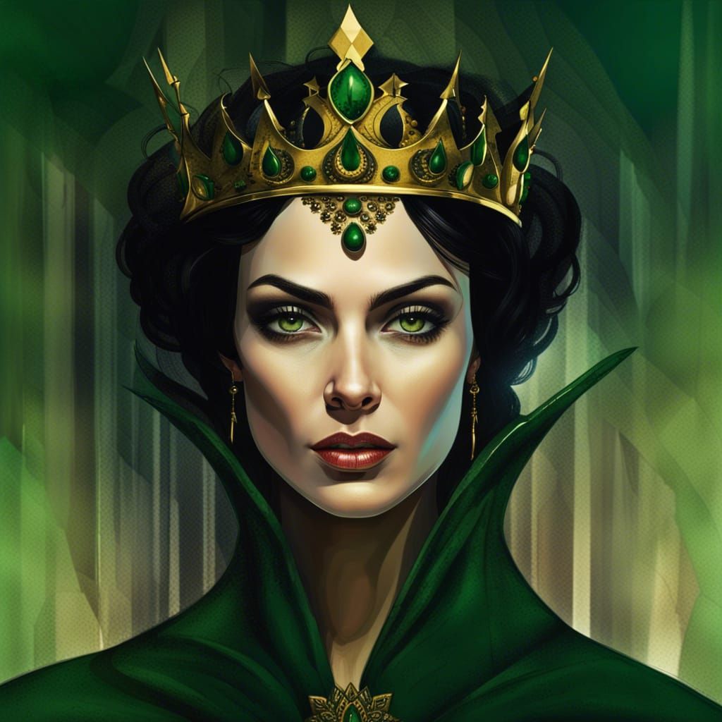 Gothic Portrait of a Noble Queen