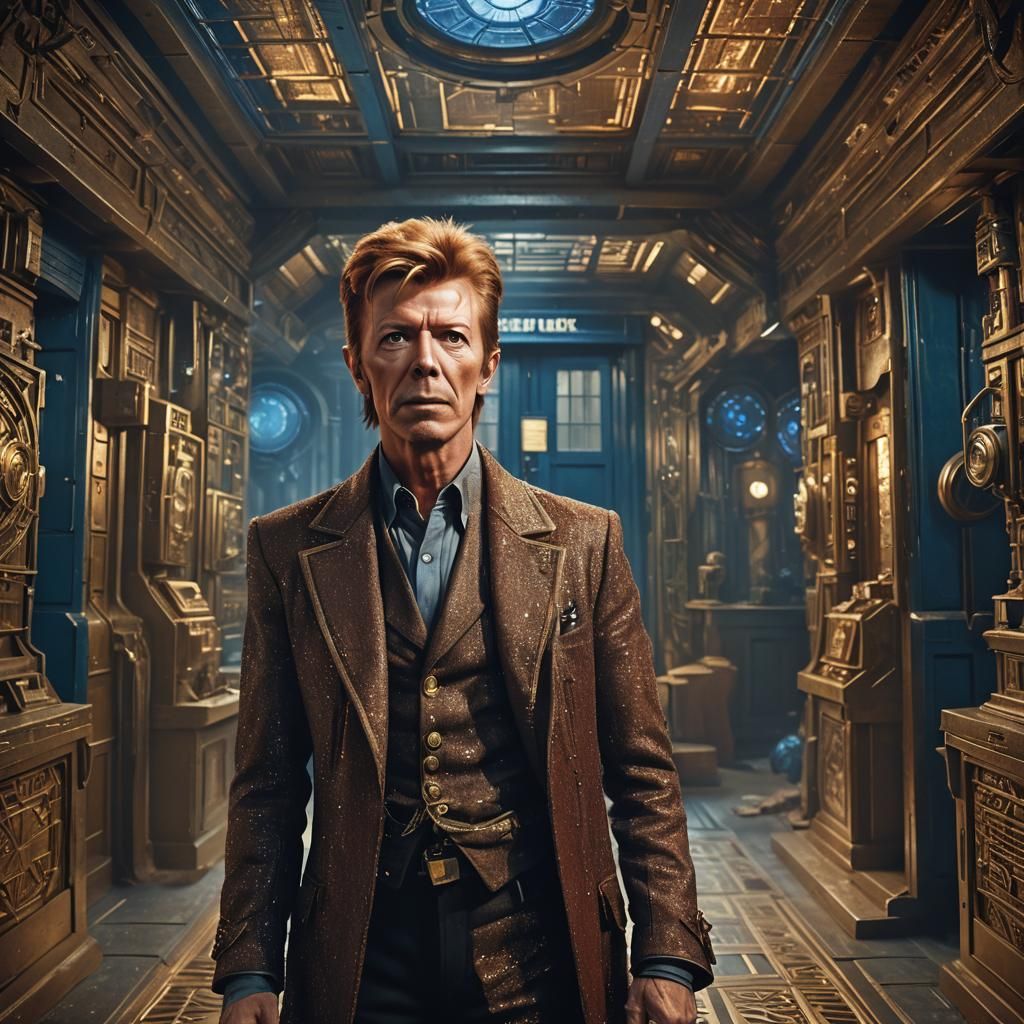 david bowie in the tardis
