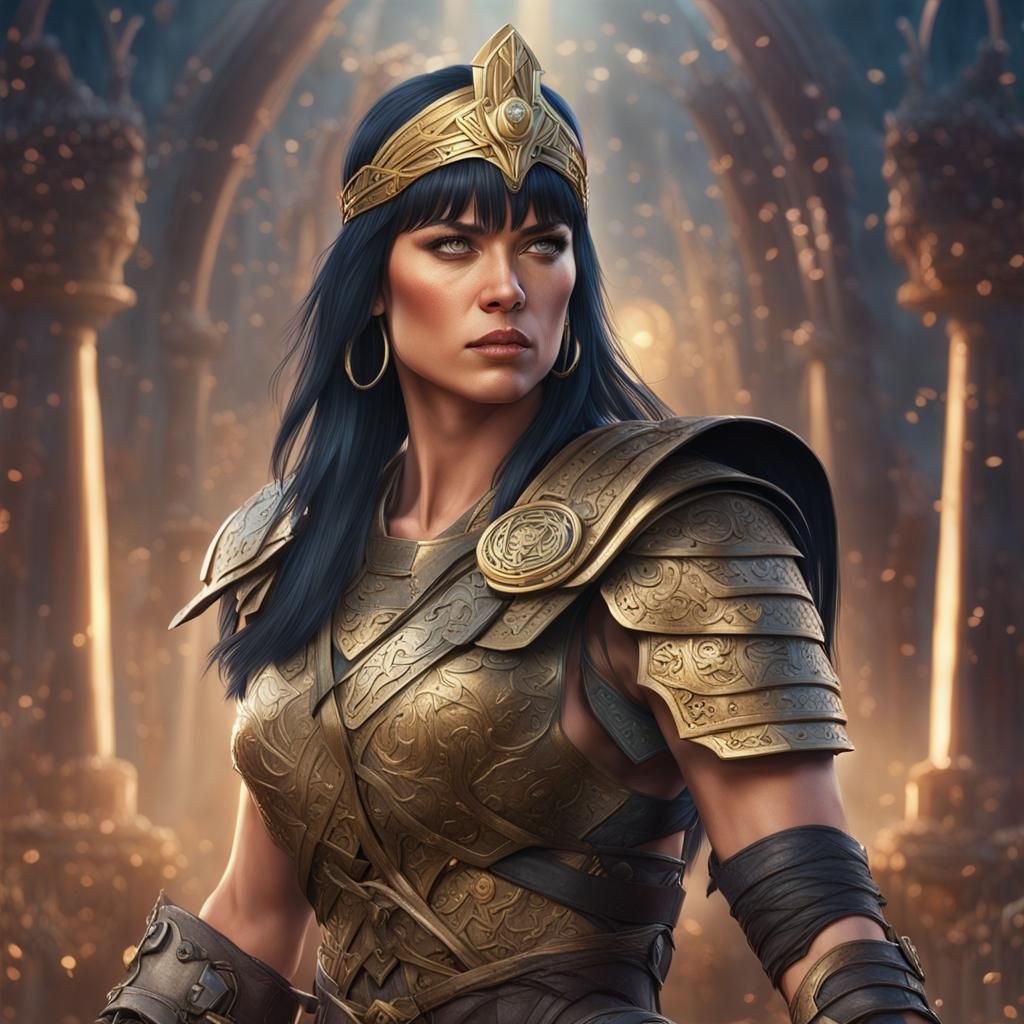 Xena, Warrior Princess: Glamour Portrait in 8K