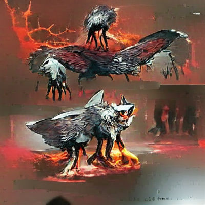 Fiery Hellhound of the Underworld
