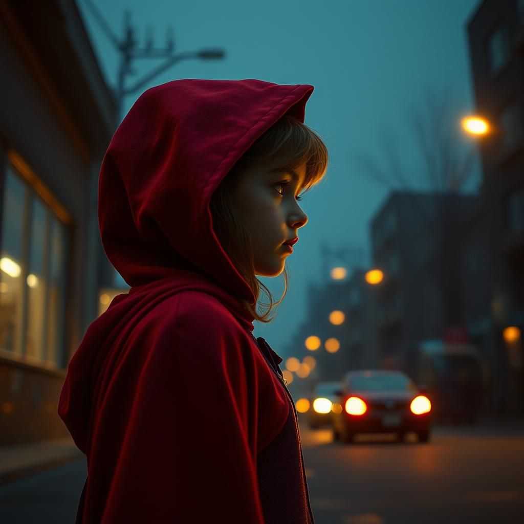 Modern Fairytale: Little Red Riding Hood in the City