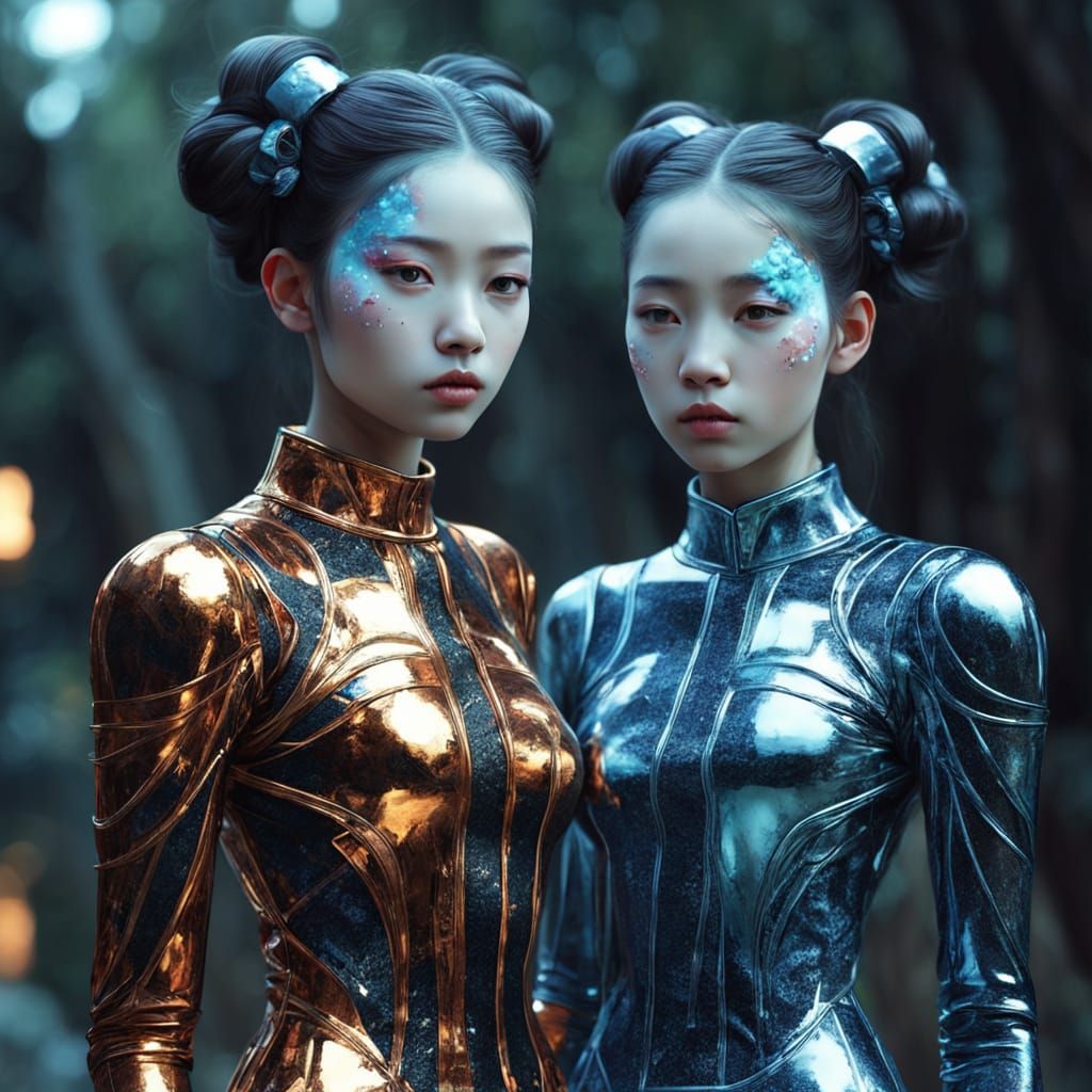 Genetically-Enhanced Siamese Twins in Illusory Attire