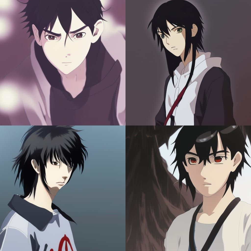 Anime Man with White Beard, Studio Ghibli Style