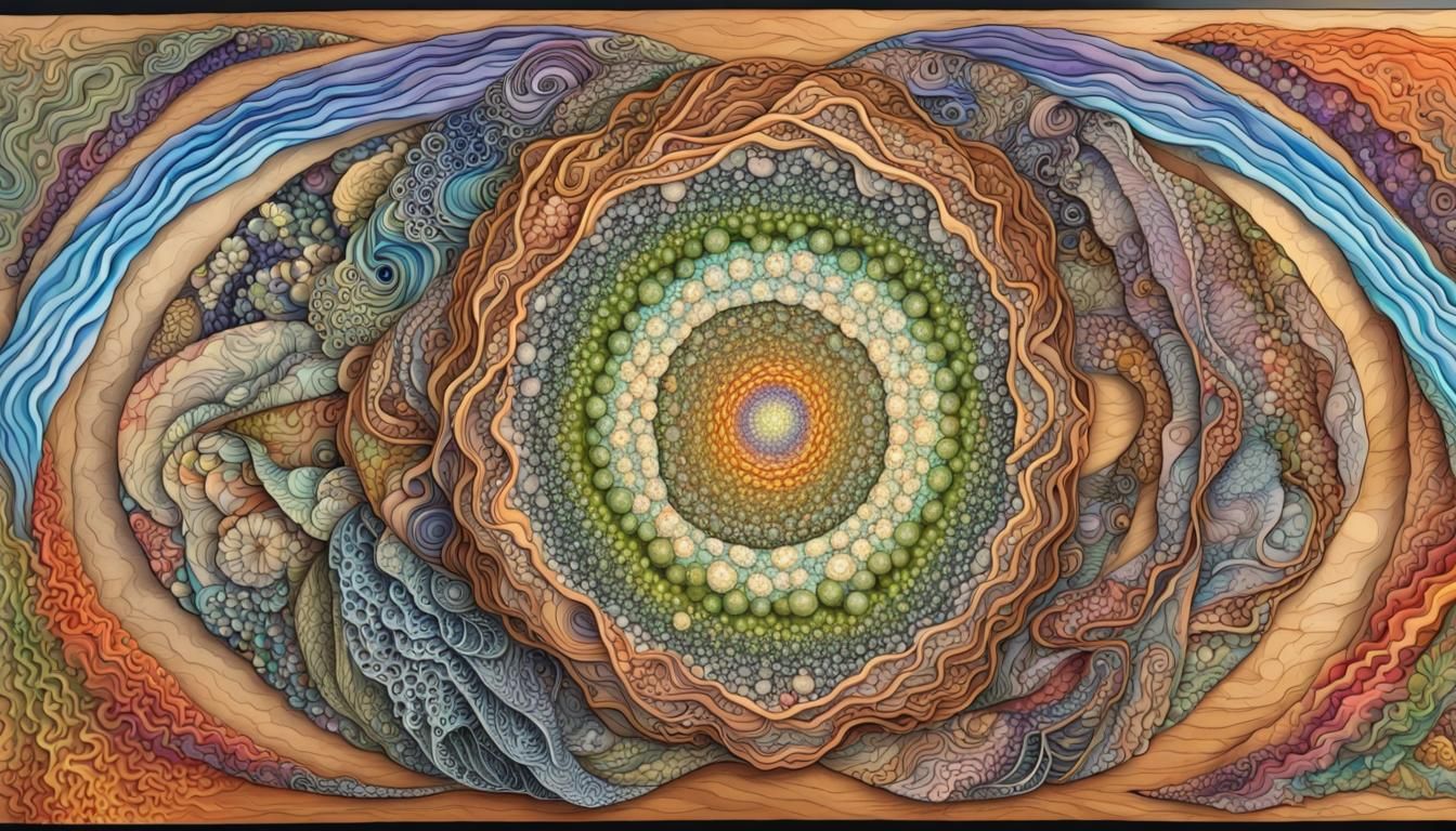 Quantum Zentangle: Whispering Wood of Earth Frequencies