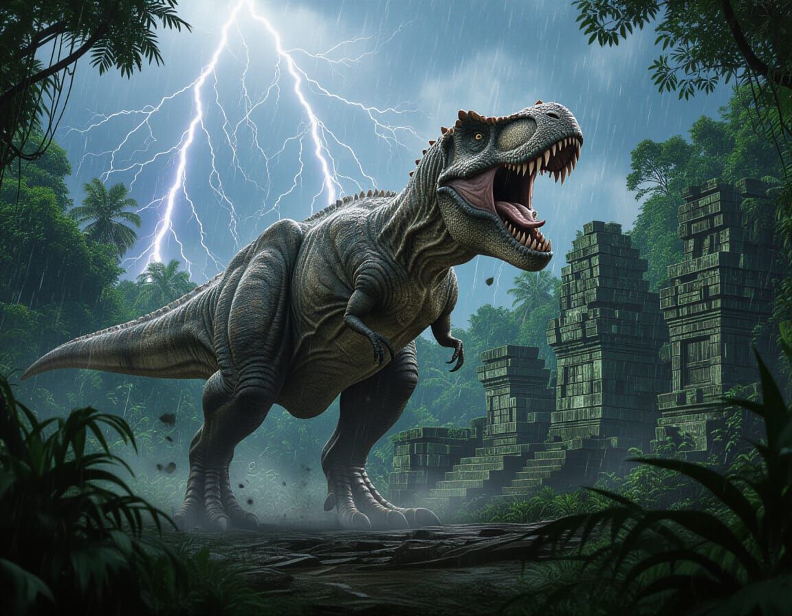 He Rose Through Ruin, Roaring with the Past