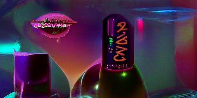 Synthwave Neon: Caviar Dreams in Retro Style