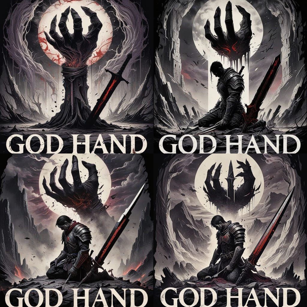 Gothic-Inspired Warrior Confronts the Unknown in Dark, Omino...