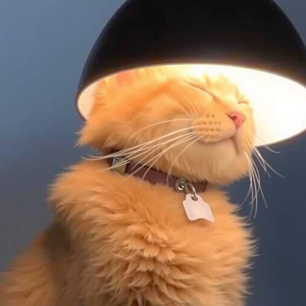 Majestic Ginger Cat in Ethereal Light