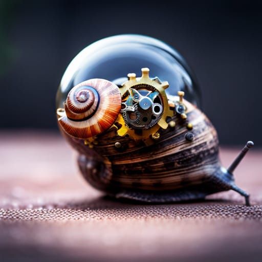 Steampunk Snail Village: A Microcosm of Innovation