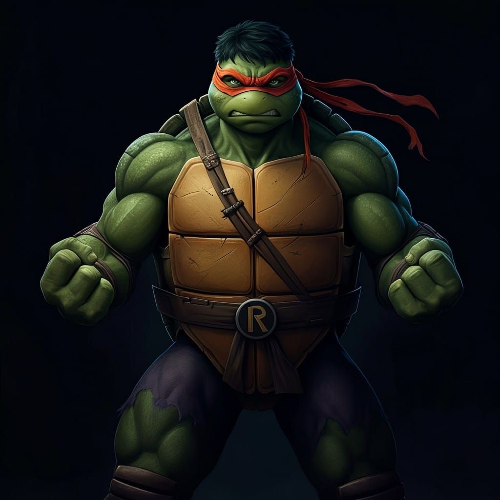Hulk and Teenage Mutant Ninja Turtles Fusion