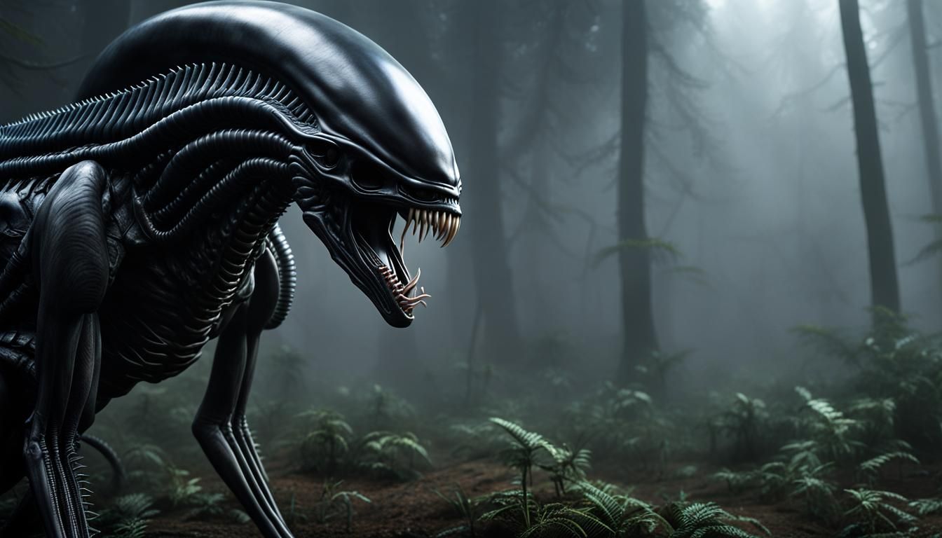 Rabbit-Xenomorph with Pharyngealia