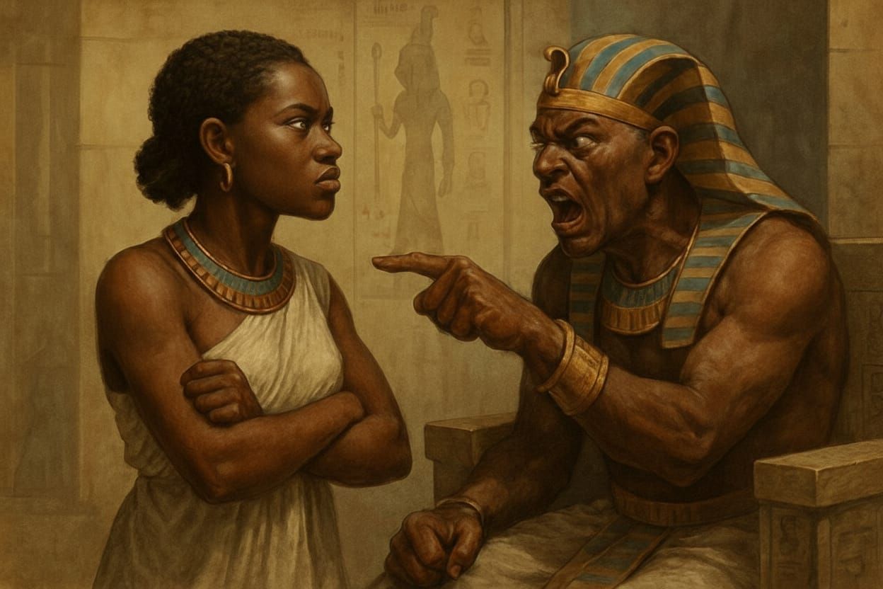 Nubian Woman Defies King for Divine Law
