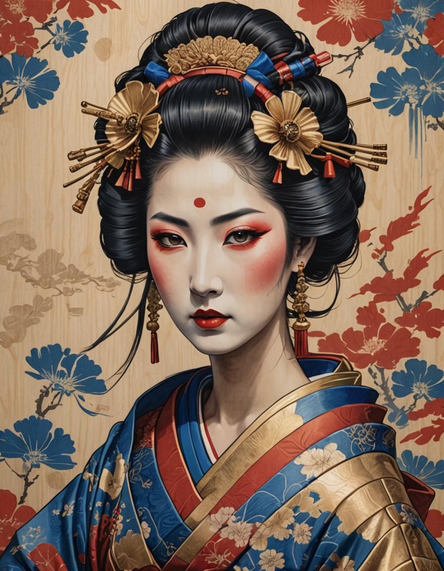 Feudal Japanese Geisha (Version 3)