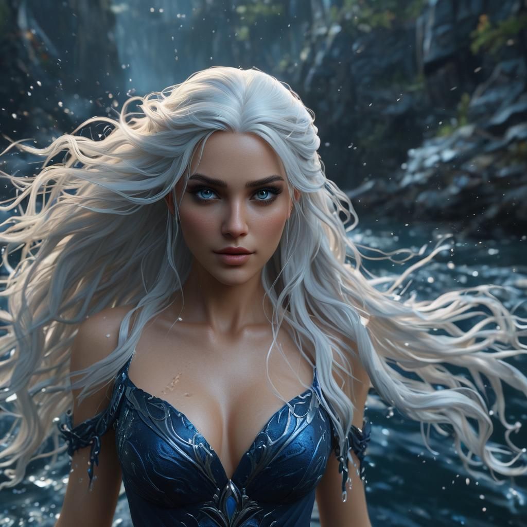 Water Elemental Princess in Unreal Engine 5