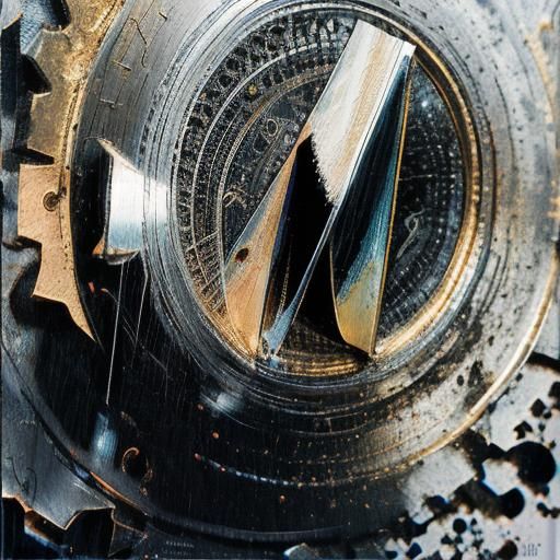 Abstract Concentric Circles in a Maximalist Style