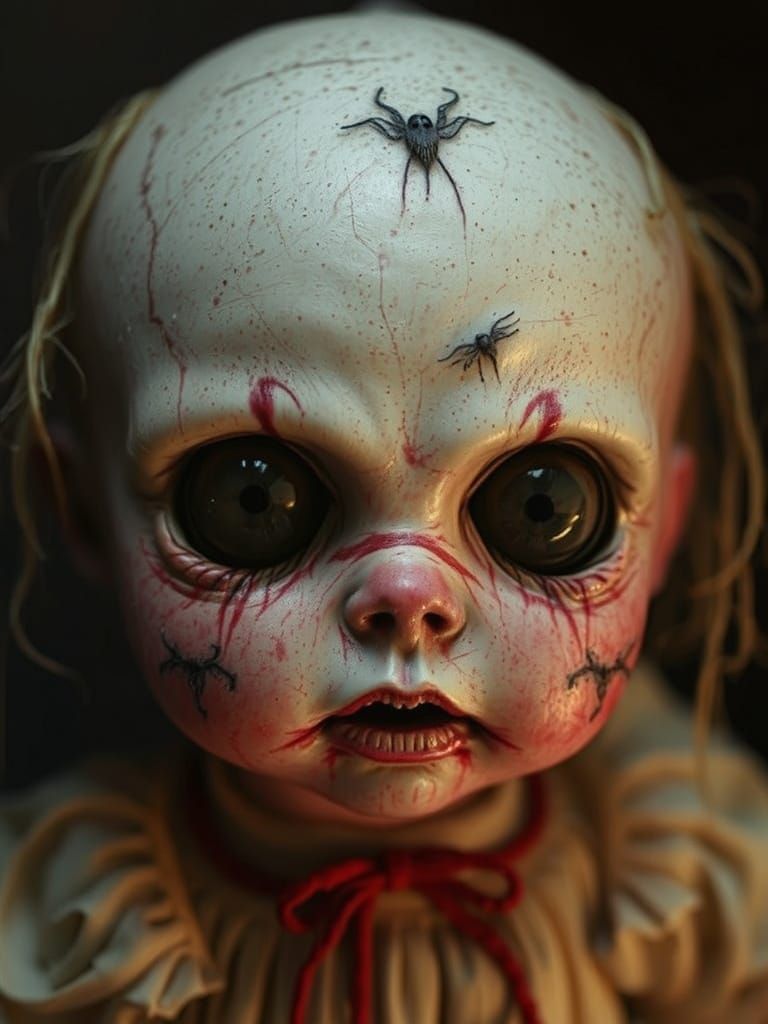 Eldritch Doll in a Void of Sinister Darkness